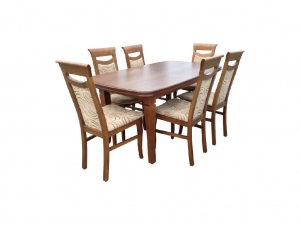 stoły-[ Zestaw Nr 6 - Stół MDF - Krzesło K10 ]